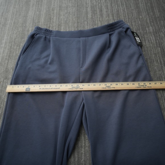 Avia Pants Women Athletic Wide Leg Blue Elastic Waist Scuba New Tag 3XL22 - Picture 7 of 10